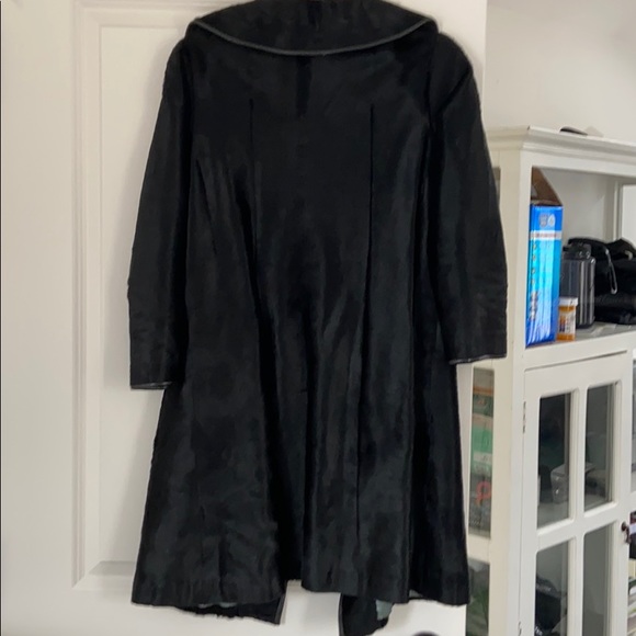 Pony hair long coat - Picture 5 of 5